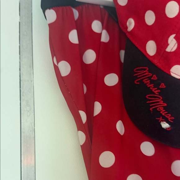 Minnie Mouse Red Polka Dot Costume with Hat - Picture 5 of 5